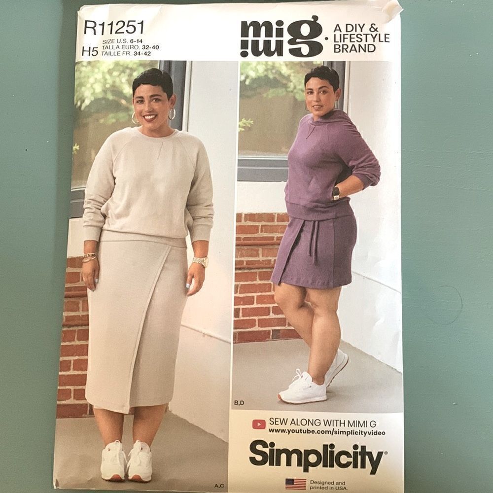 Simplicity women's size 8 clothing sewing pattern